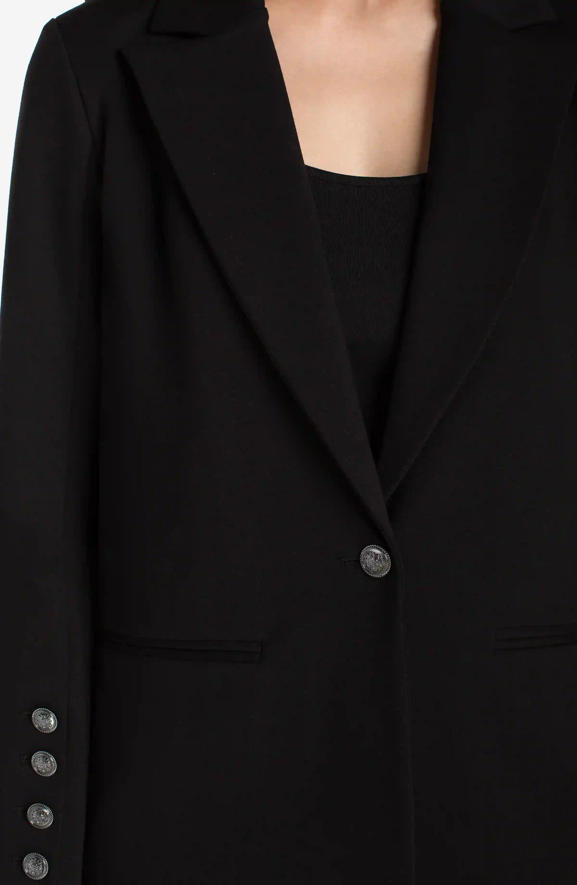 BLAZER WITH BUTTON SLEEVE - Image 3