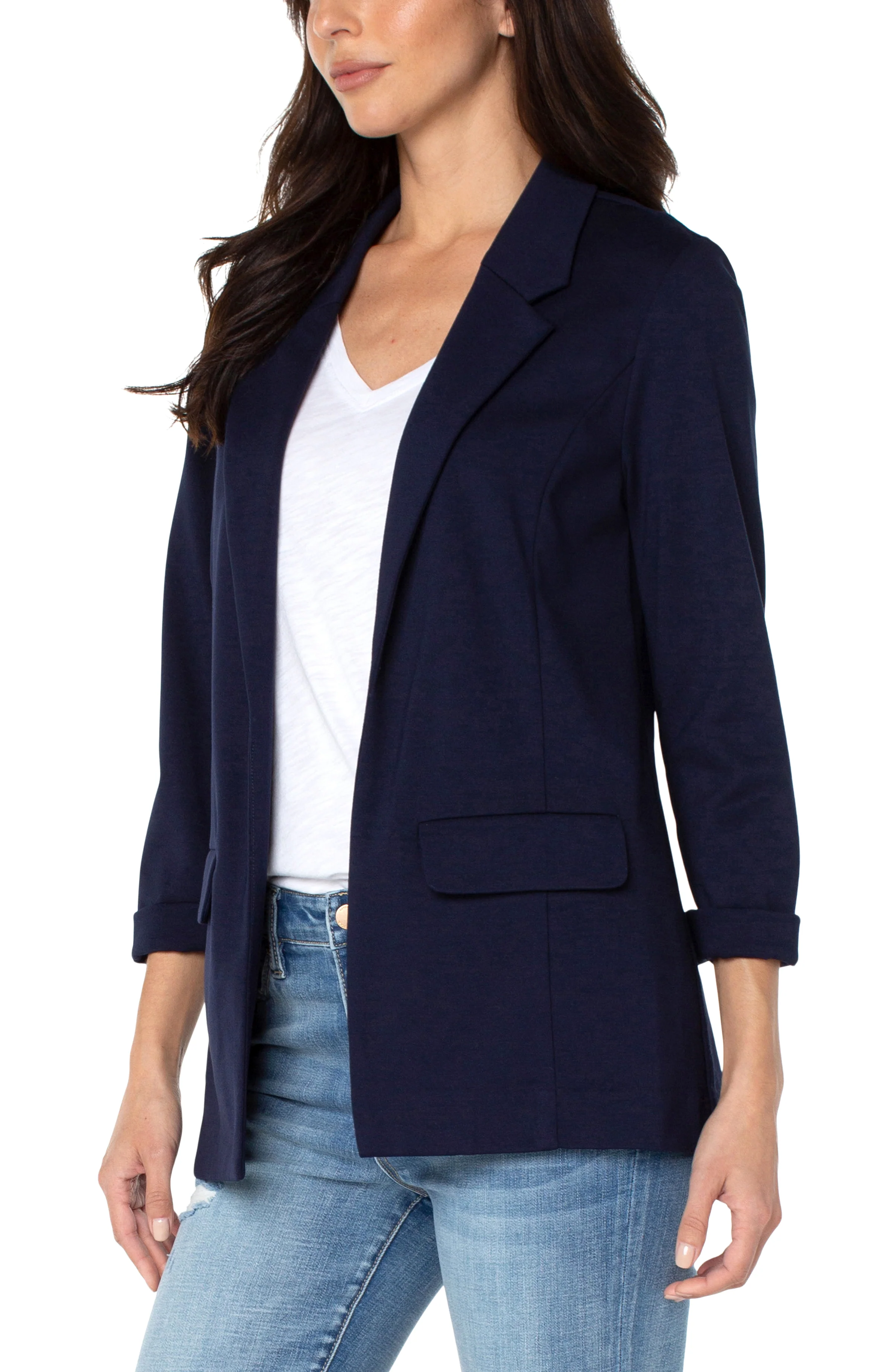 BOYFRIEND BLAZER WITH PRINCESS DARTS - Image 4