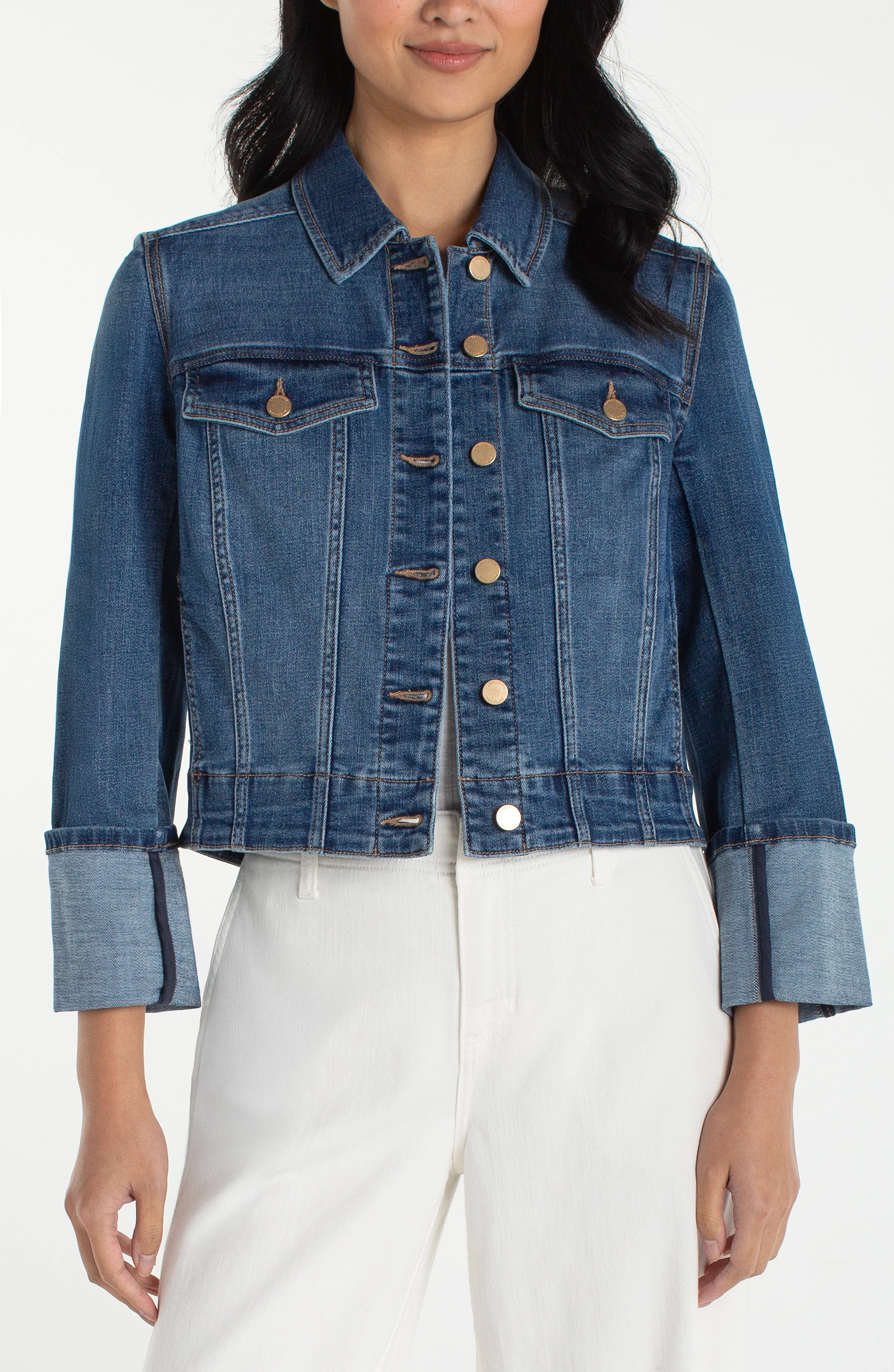 BRACELET LENGTH HIGH CUFF TRUCKER JACKET