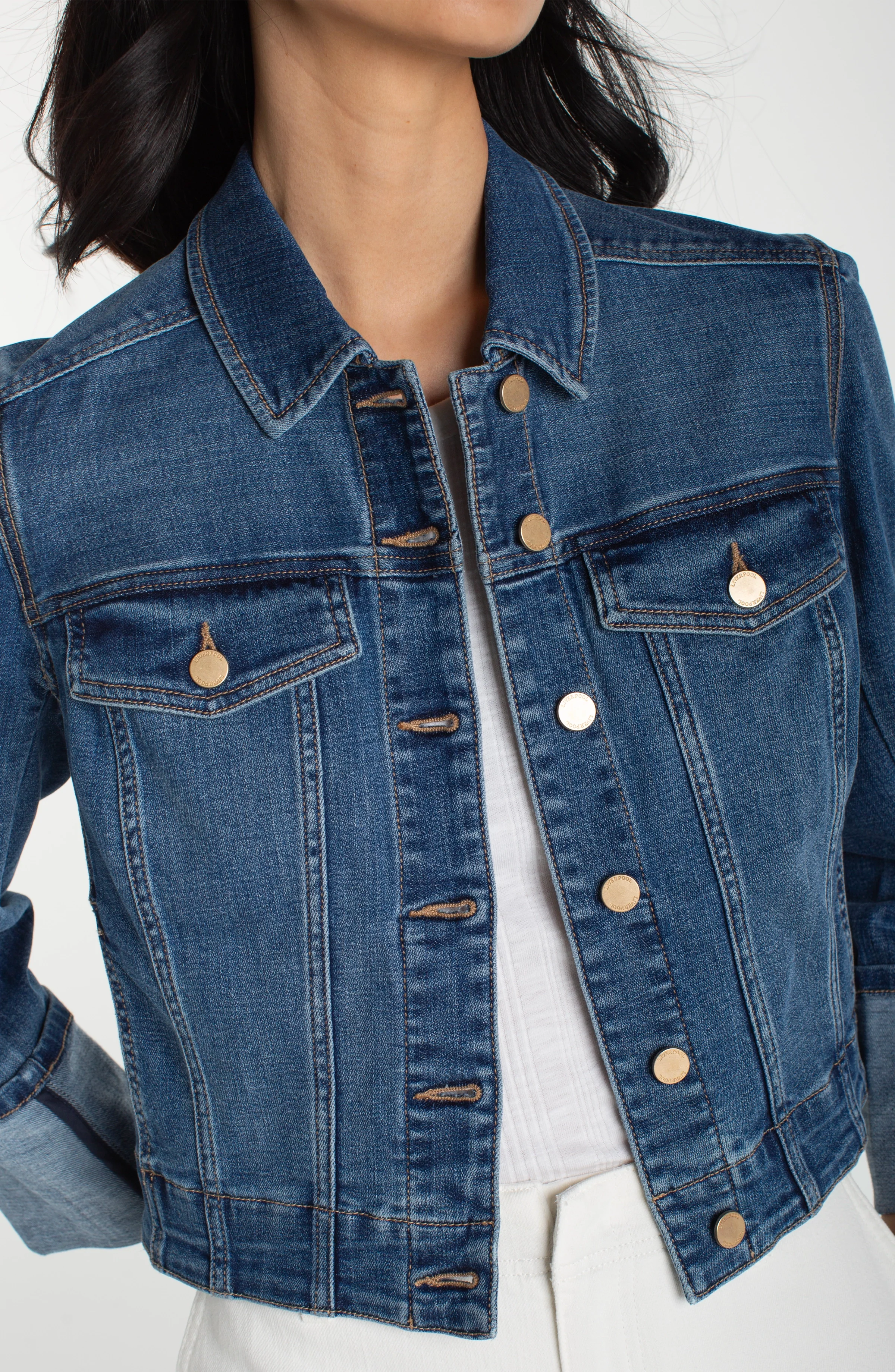 BRACELET LENGTH HIGH CUFF TRUCKER JACKET - Image 4