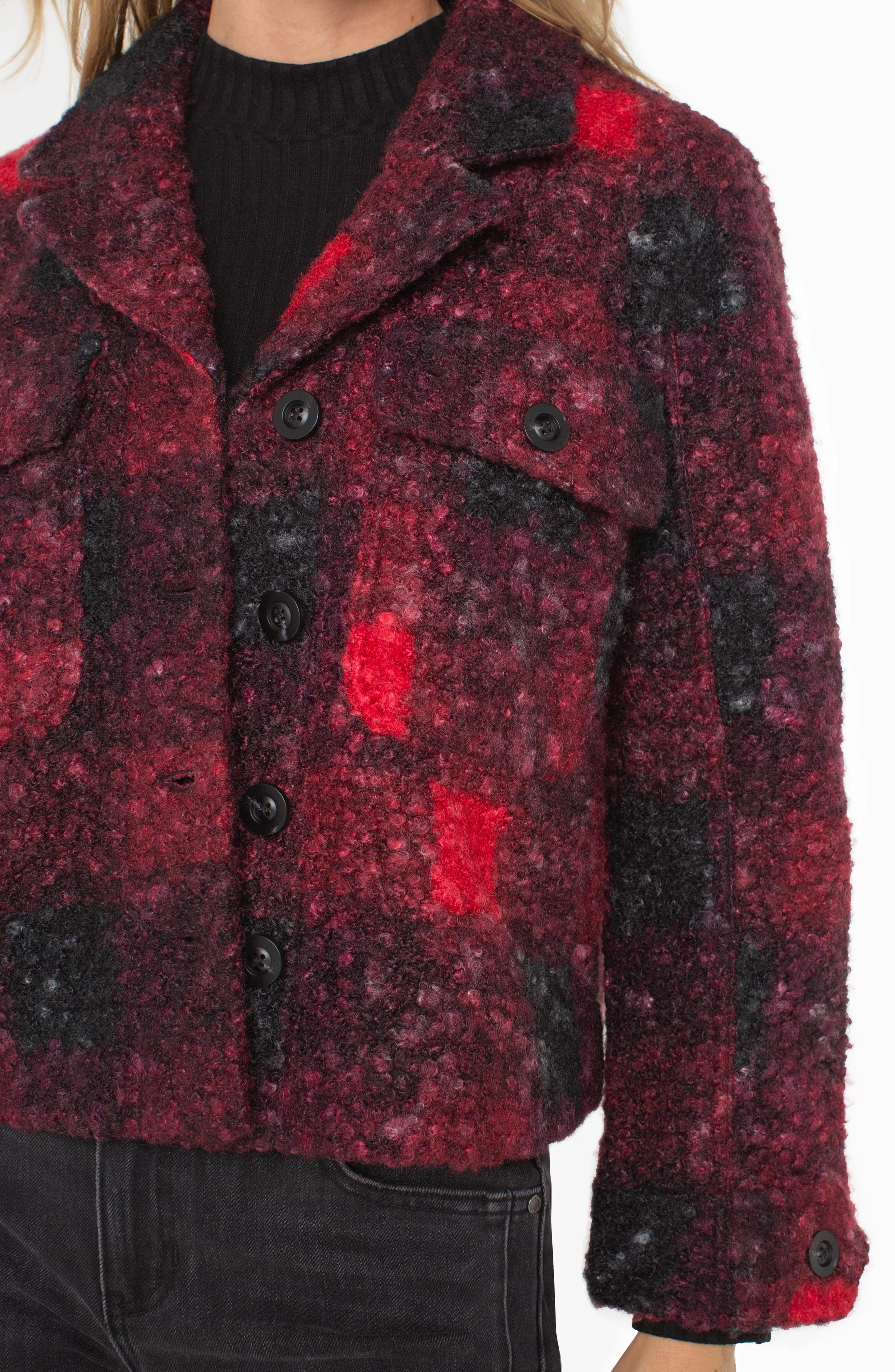 BUTTON FRONT BOXY SHACKET - Image 3