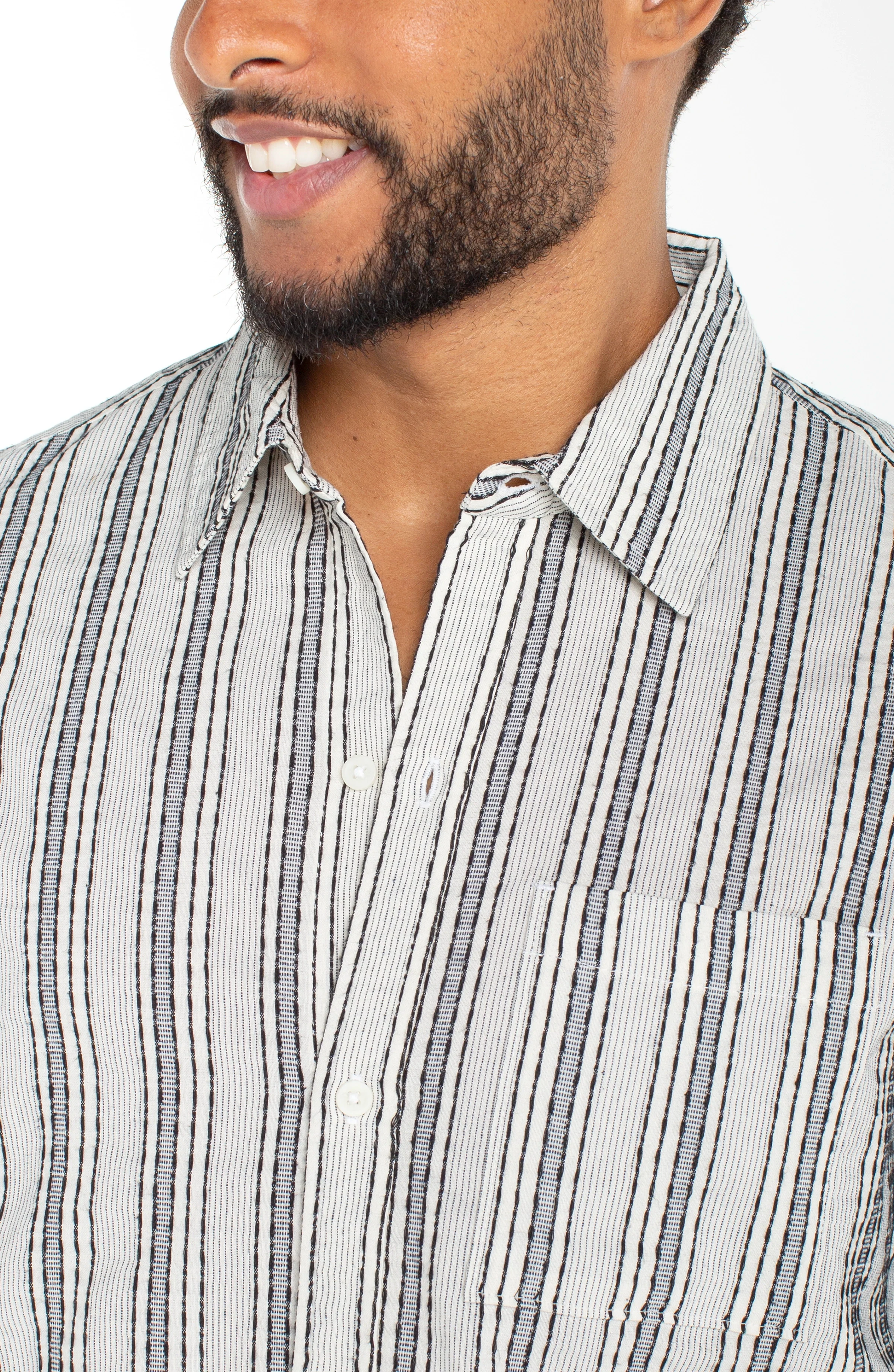 BUTTON UP SHORT SLEEVE SHIRT - Image 3