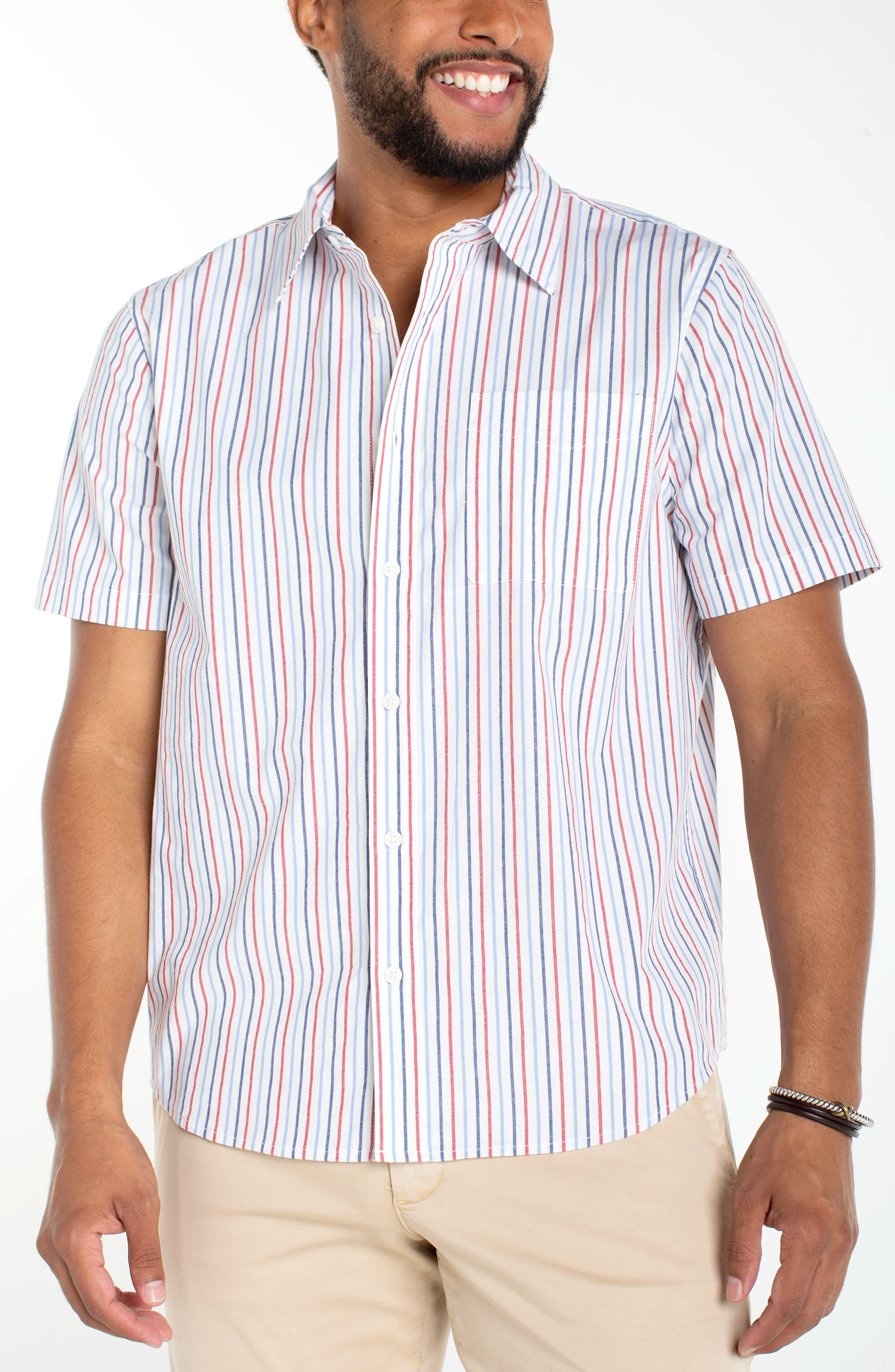 BUTTON UP SHORT SLEEVE SHIRT