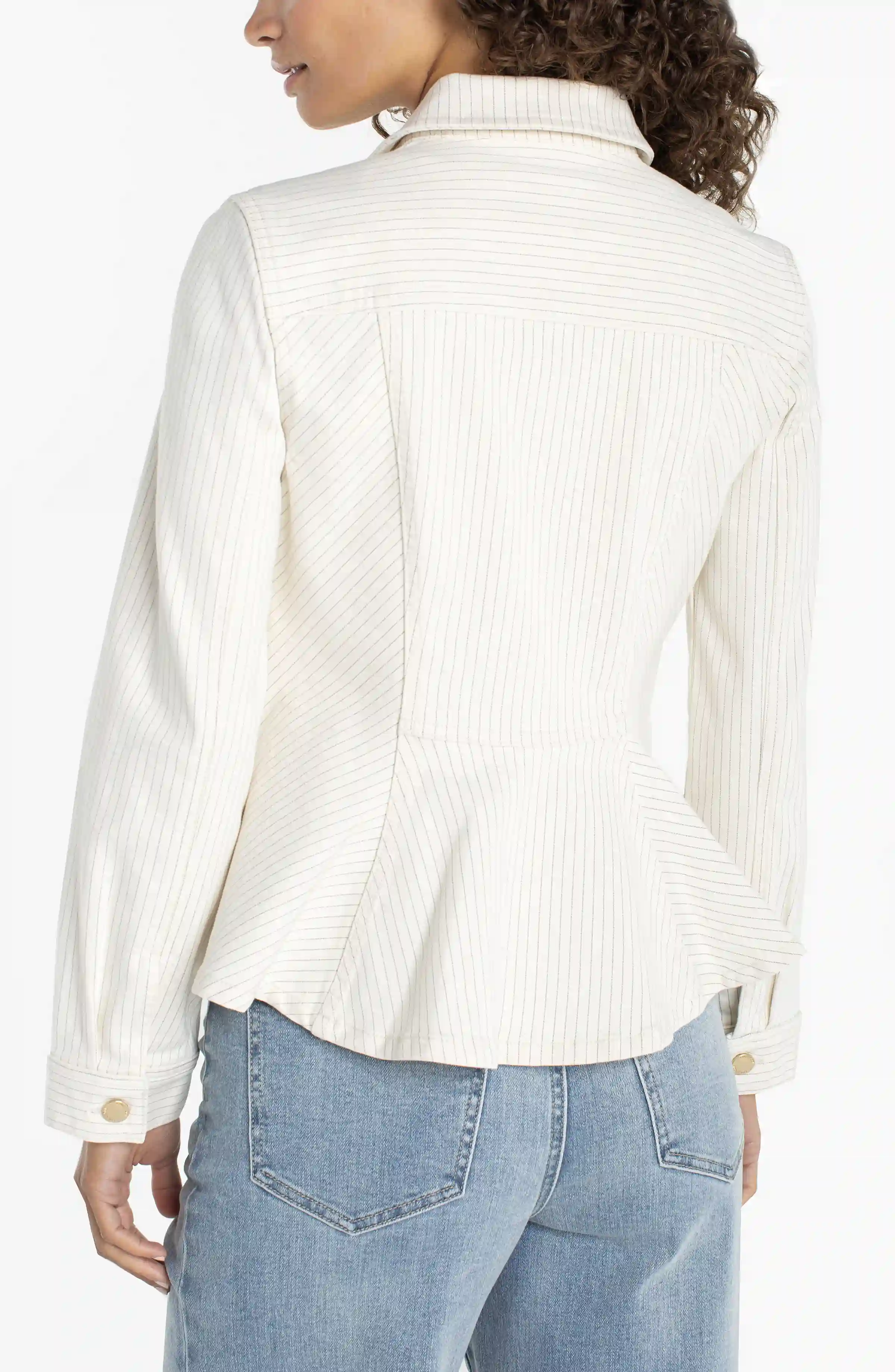 FIT AND FLARE TRUCKER JACKET - Image 2