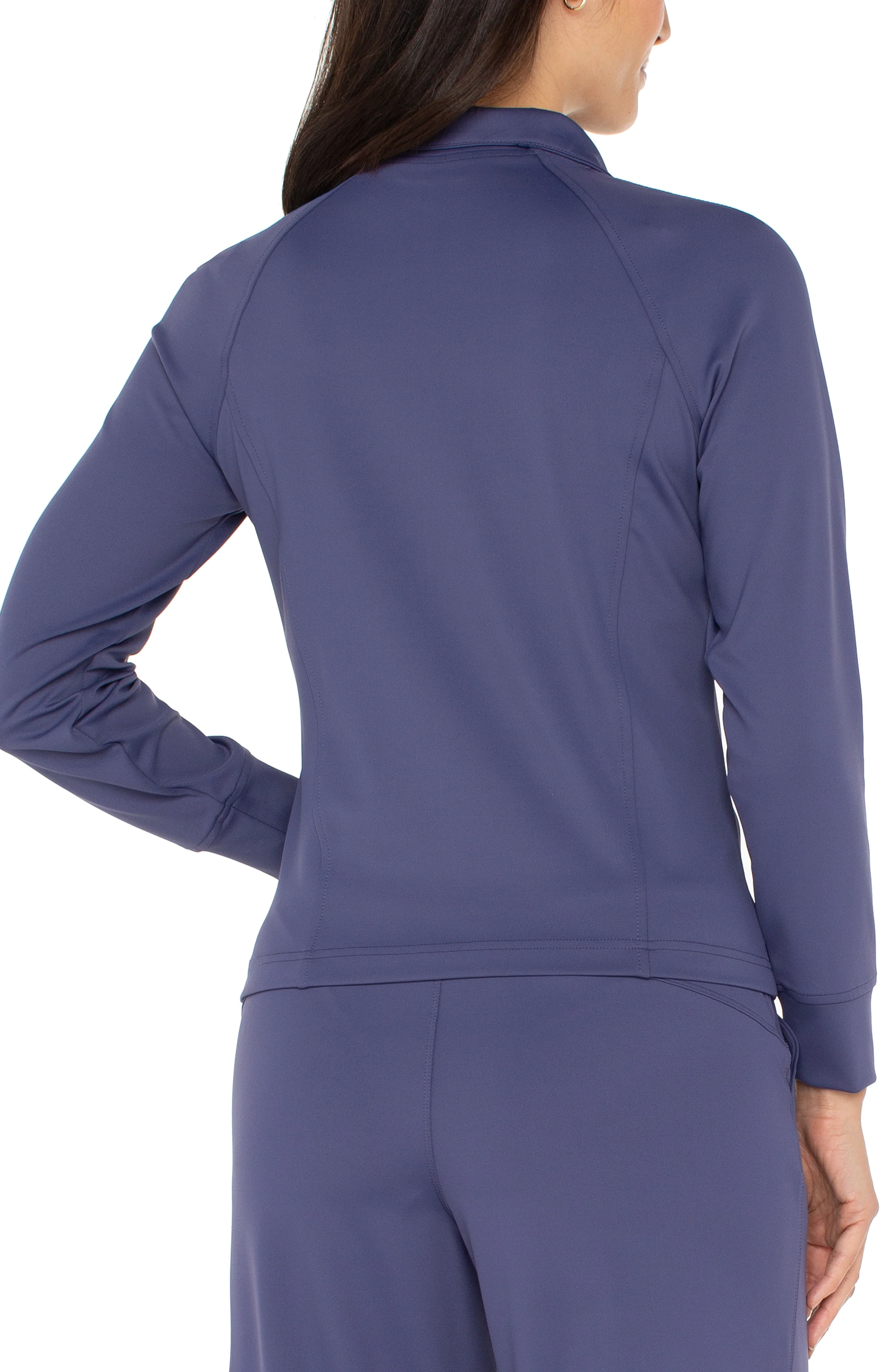 FULL ZIP SEAMED JACKET - Image 3