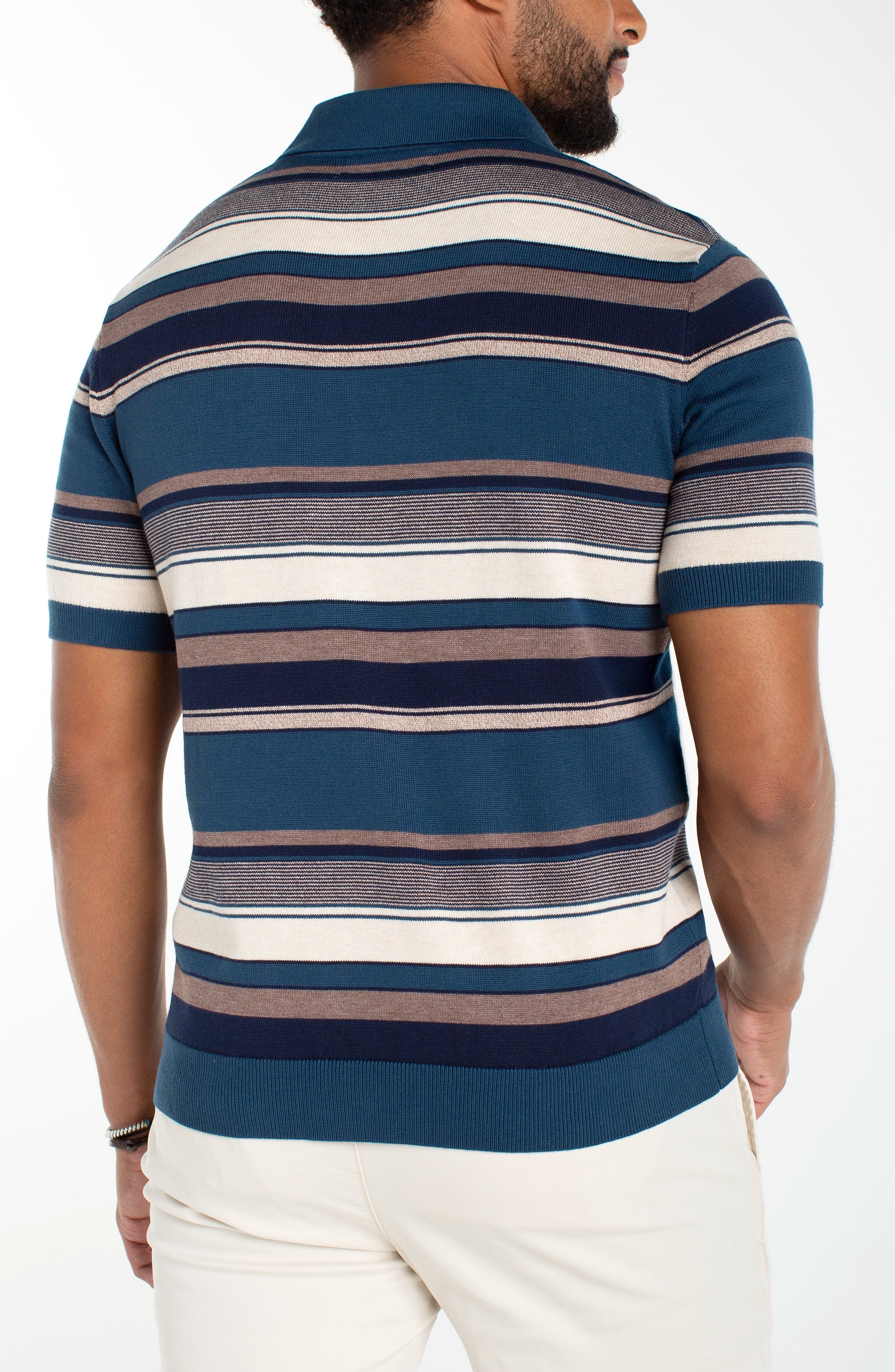 JOHNNY COLLAR SWEATER KNIT POLO - Image 3