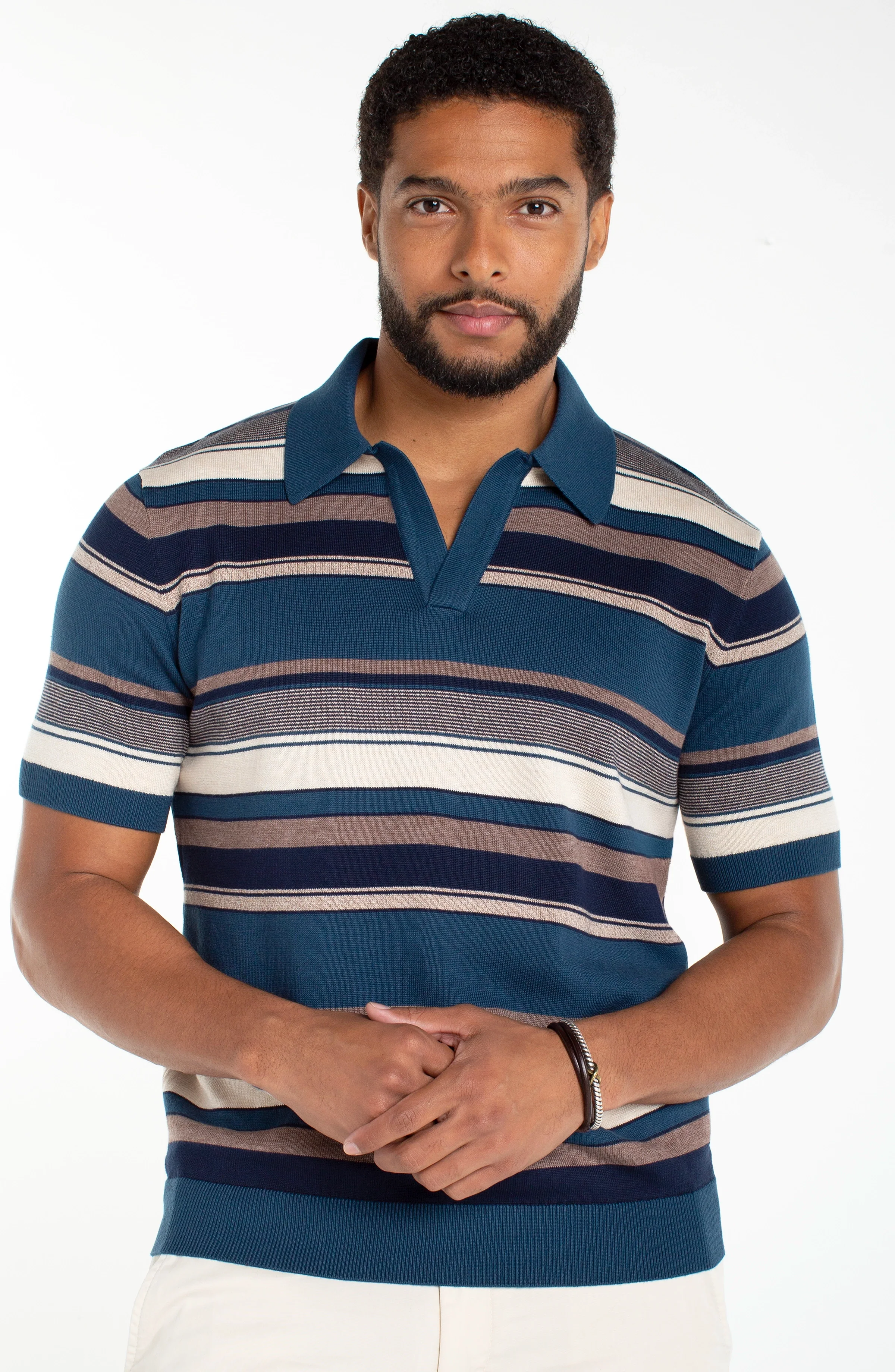 JOHNNY COLLAR SWEATER KNIT POLO - Image 5