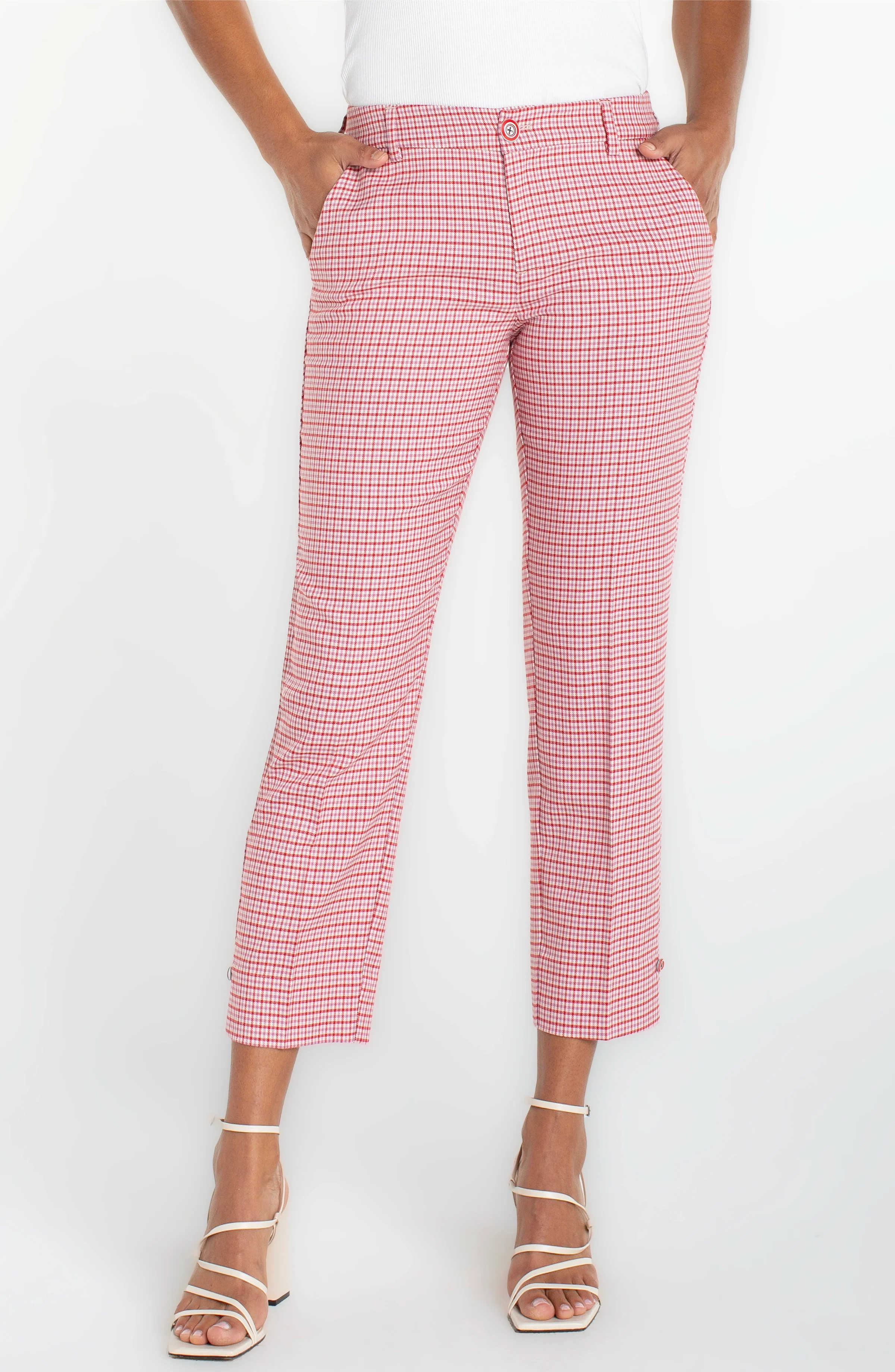 KELSEY CROP TROUSER WITH SIDE SLIT
