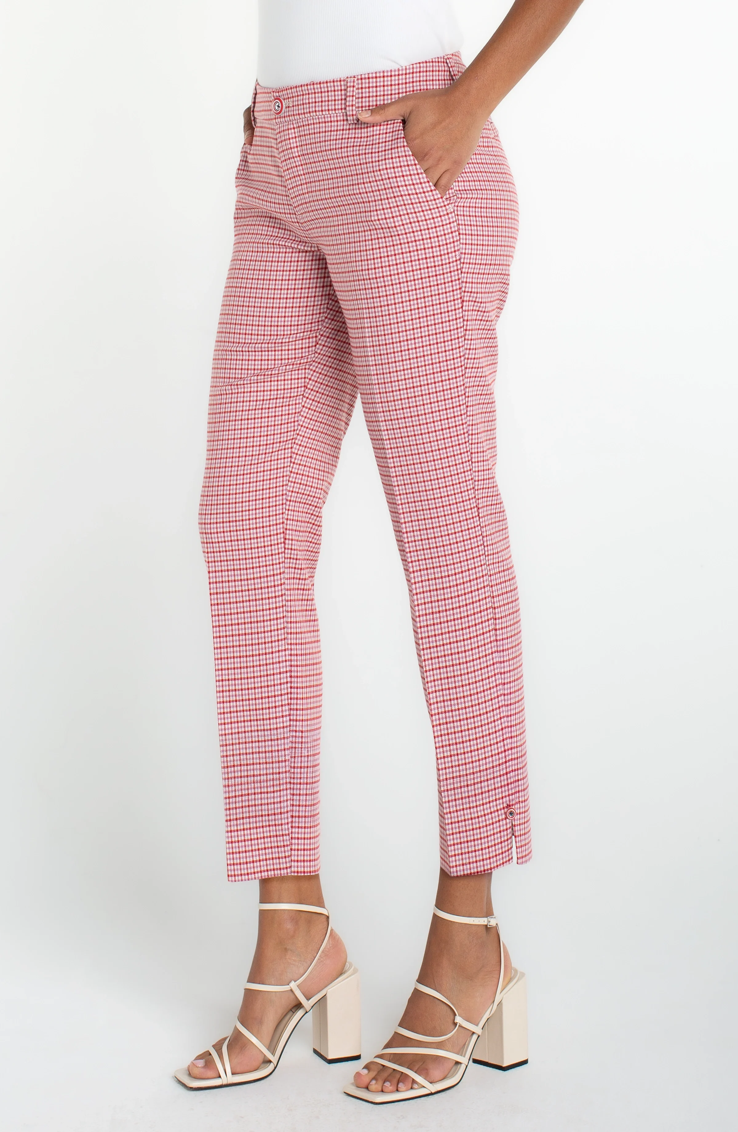 KELSEY CROP TROUSER WITH SIDE SLIT - Image 2