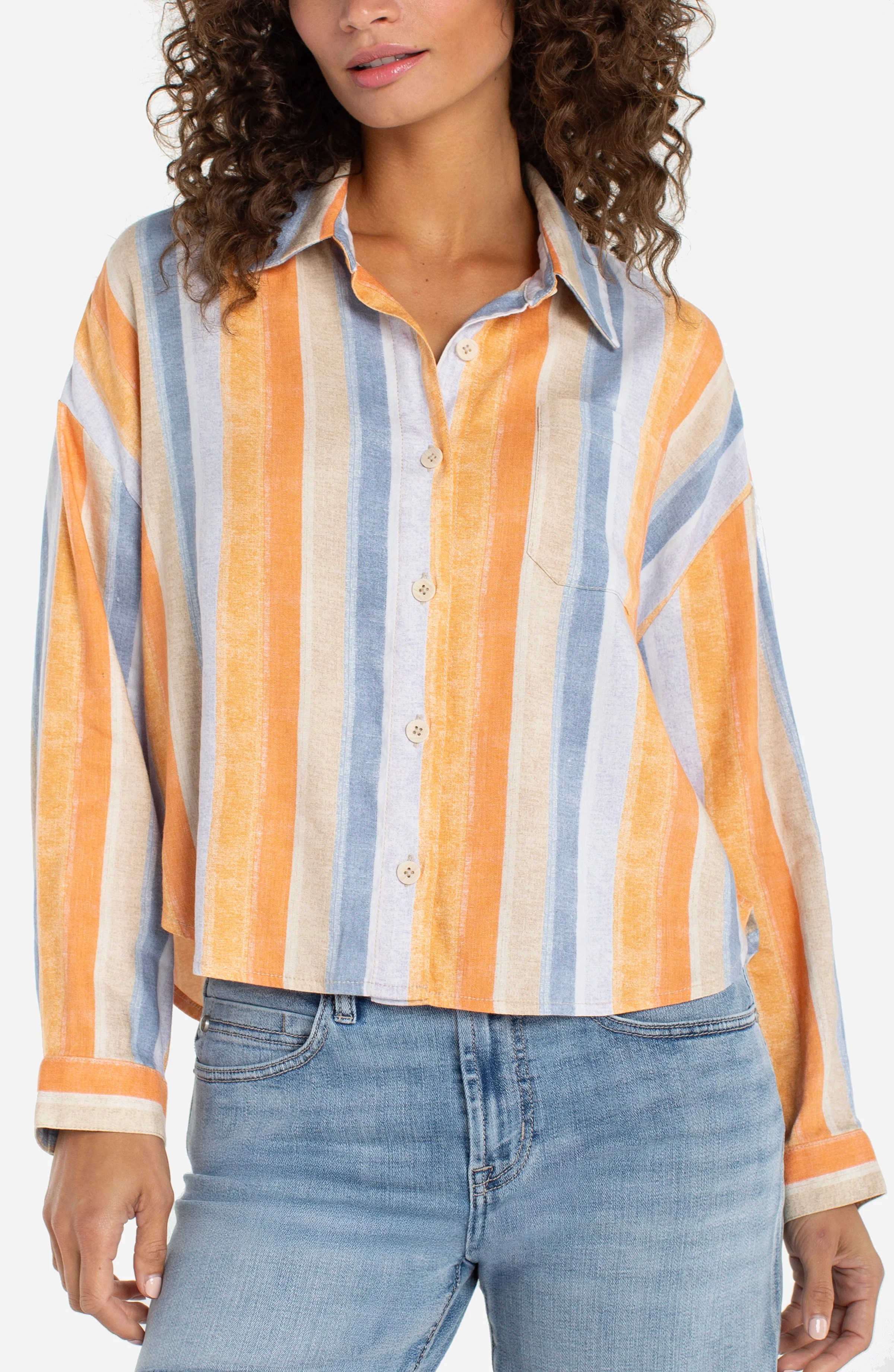 RELAXED BUTTON DOWN SHIRT