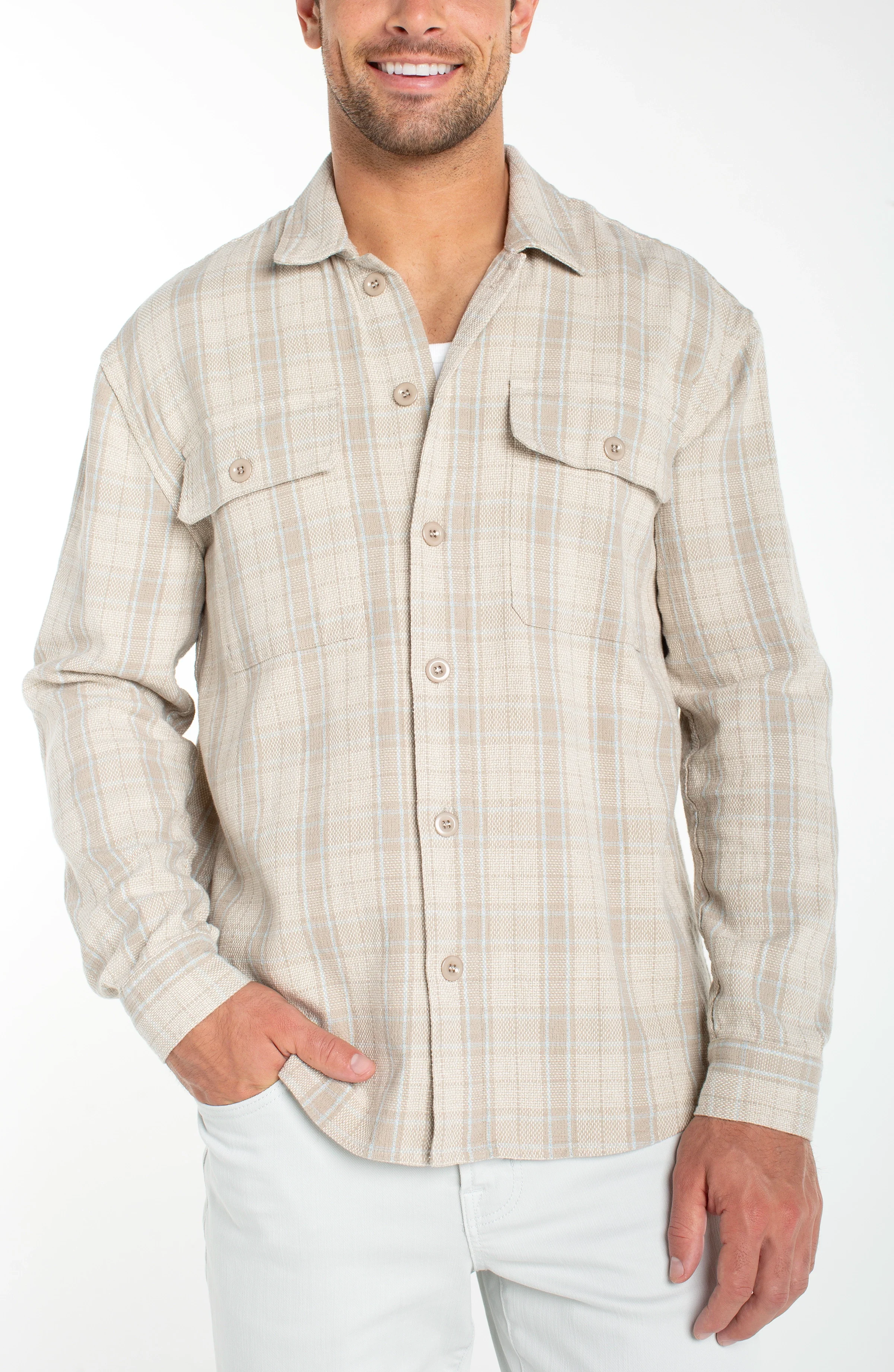 FLAP POCKET OVERSHIRT