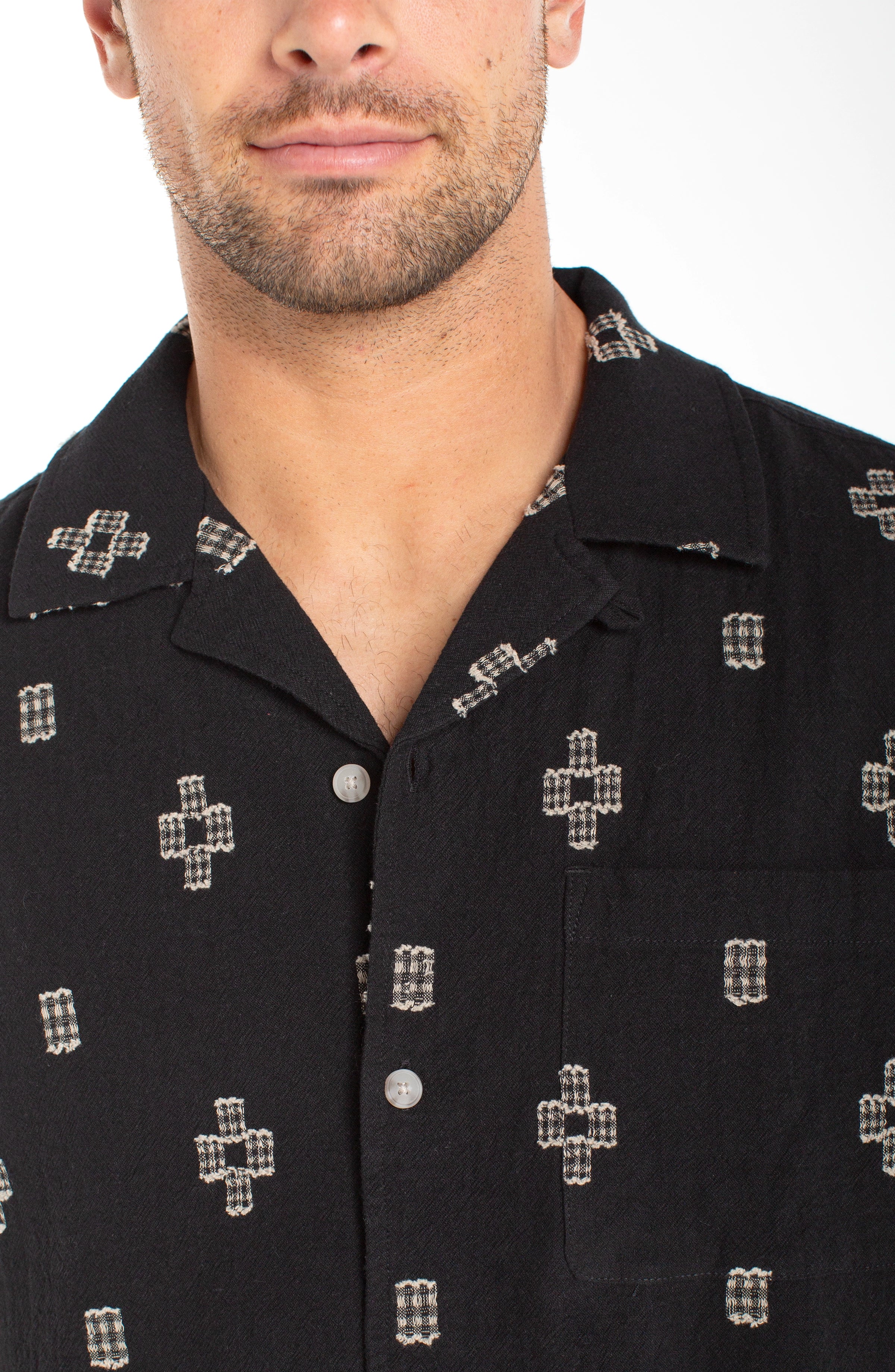SHORT SLEEVE CAMP SHIRT - Image 3