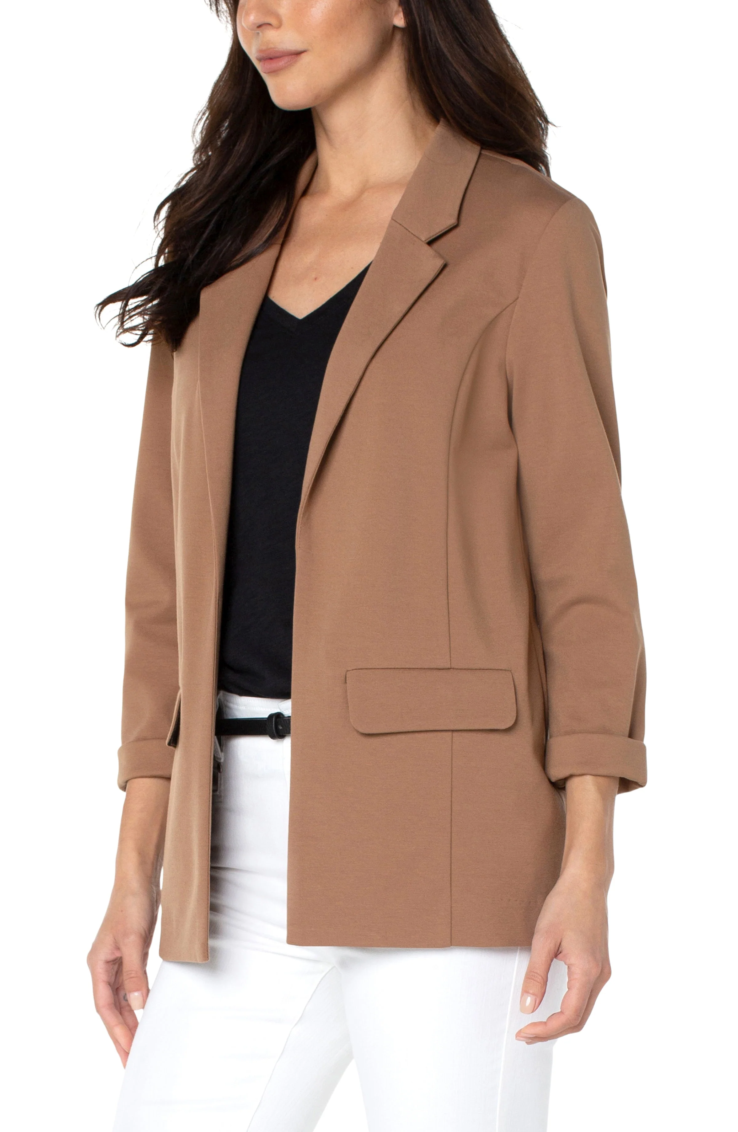 PETITE BOYFRIEND BLAZER WITH PRINCESS DARTS - Image 3