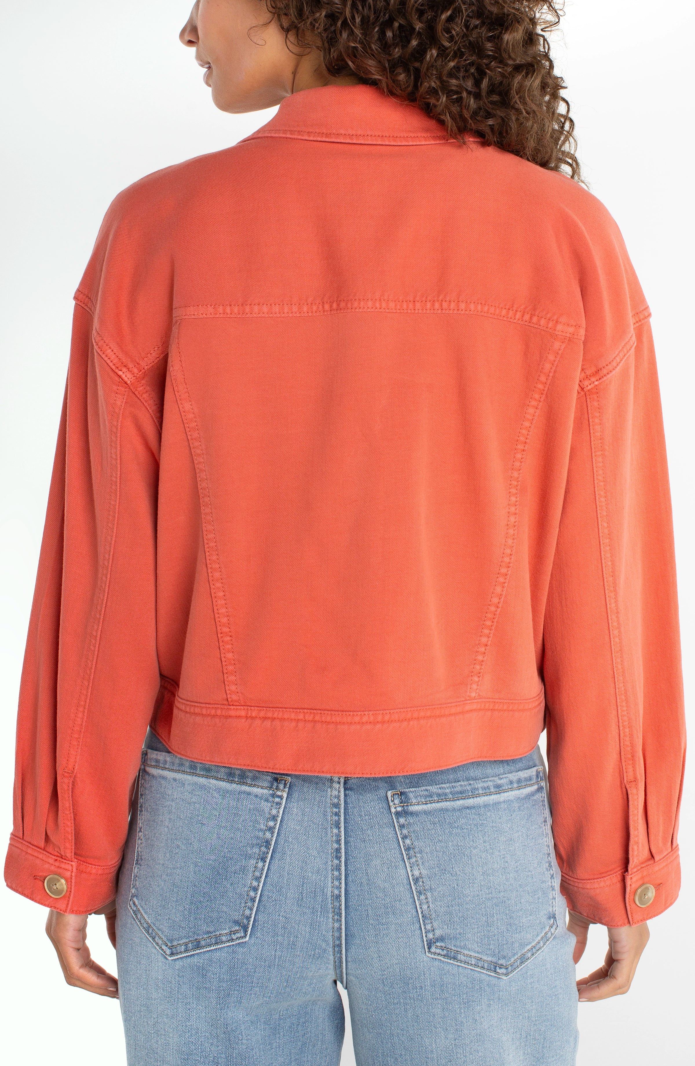 OVERSIZED CROPPED DENIM JACKET - Image 2