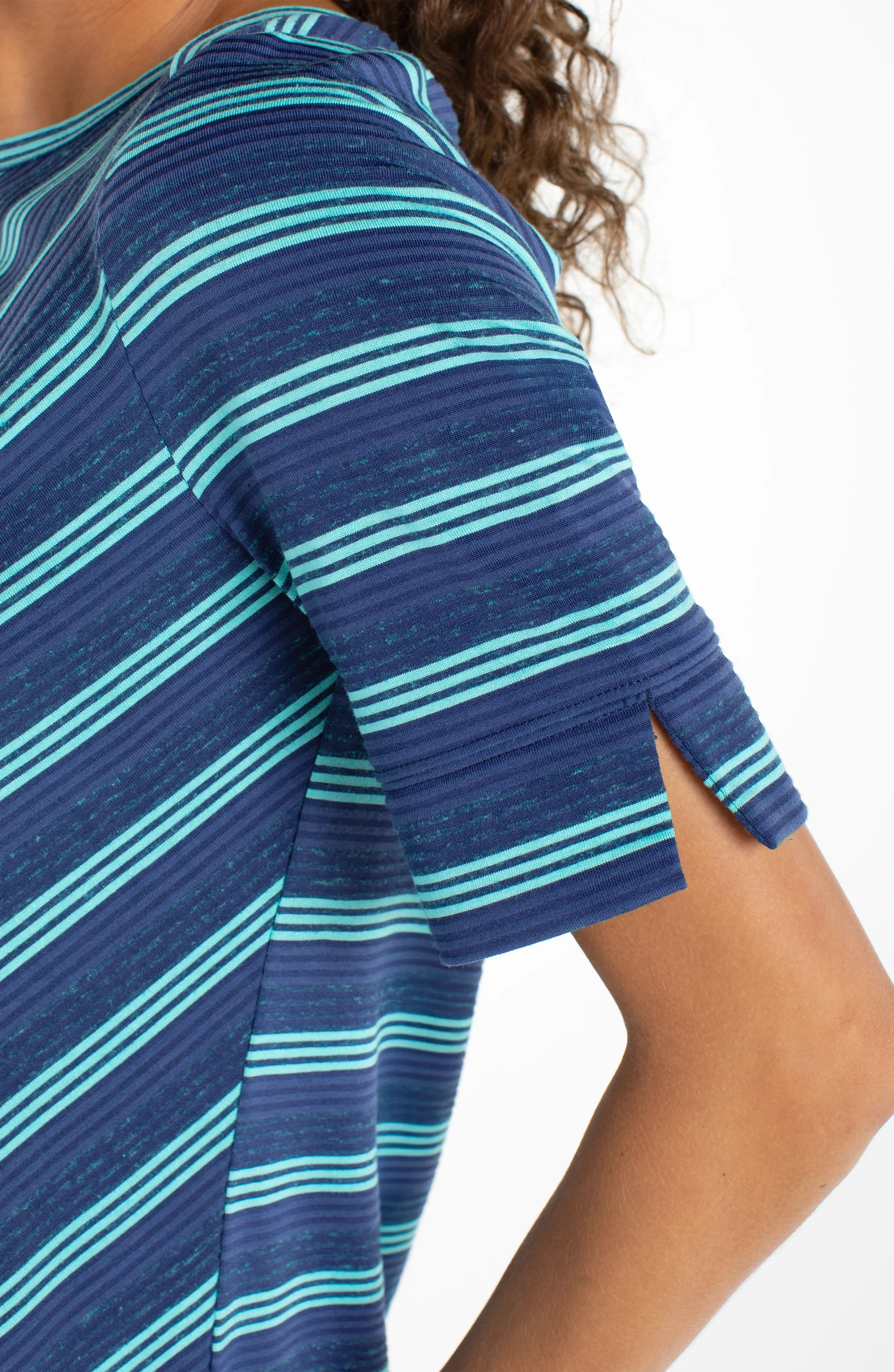 1/2 SLEEVE BOATNECK KNIT TOP - Image 2