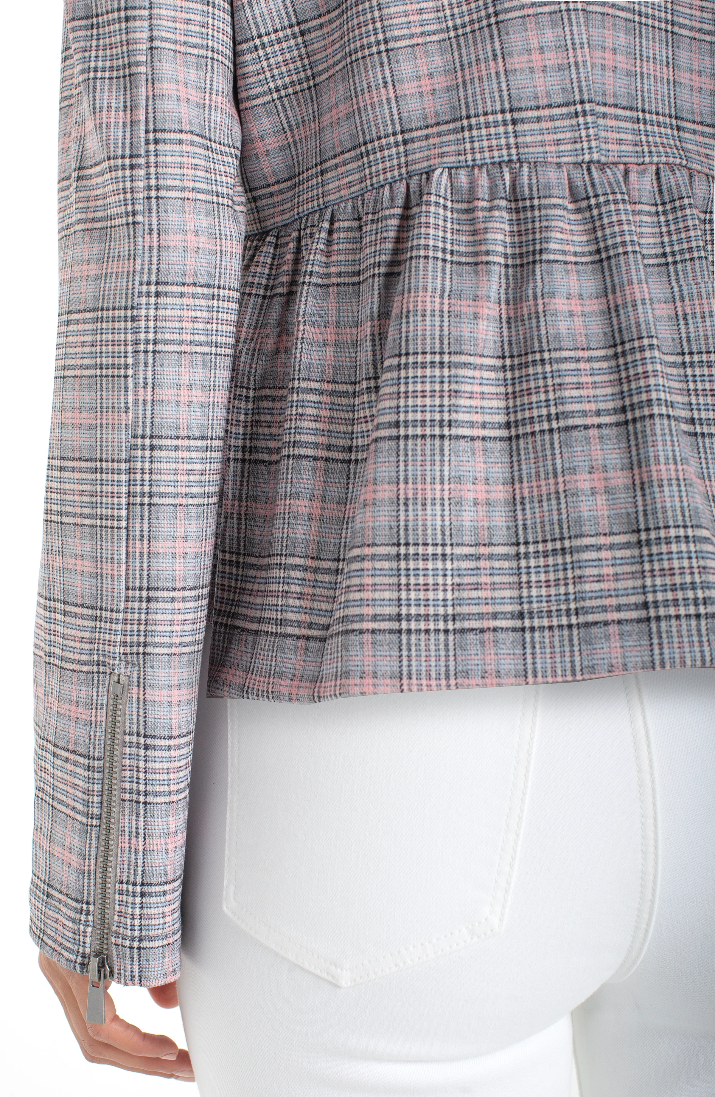 ZIP FRONT PEPLUM JACKET - Image 3