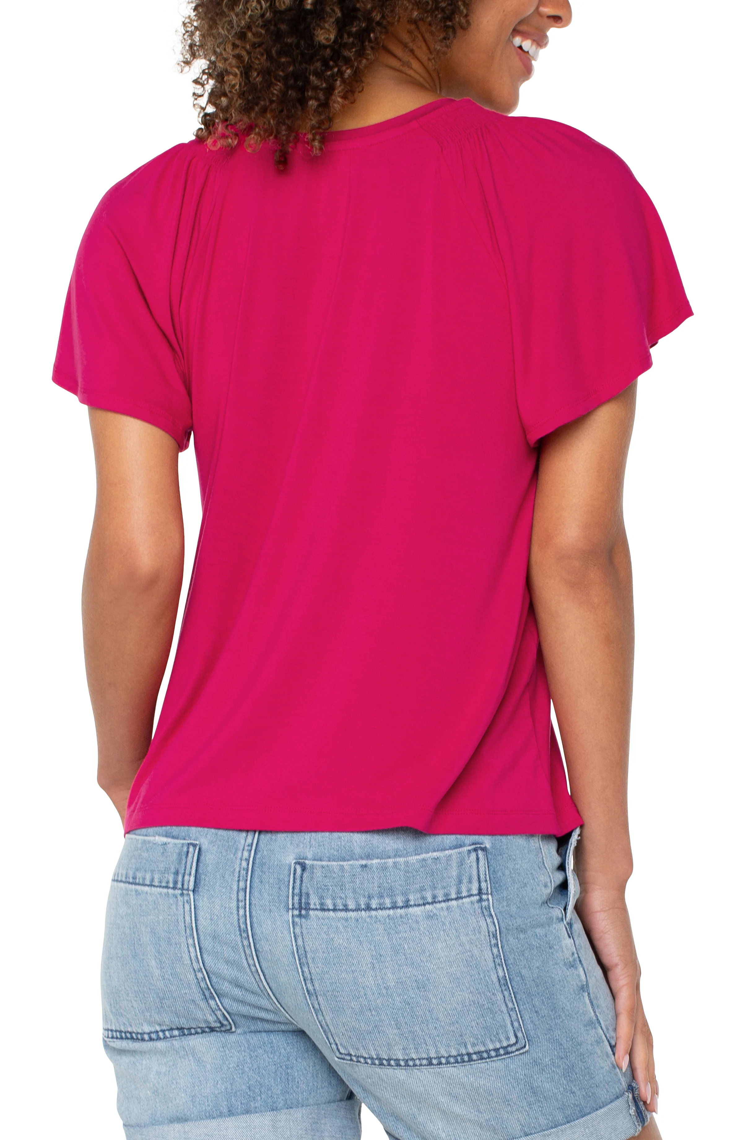 FLUTTER SLEEVE KNIT TOP - Image 2