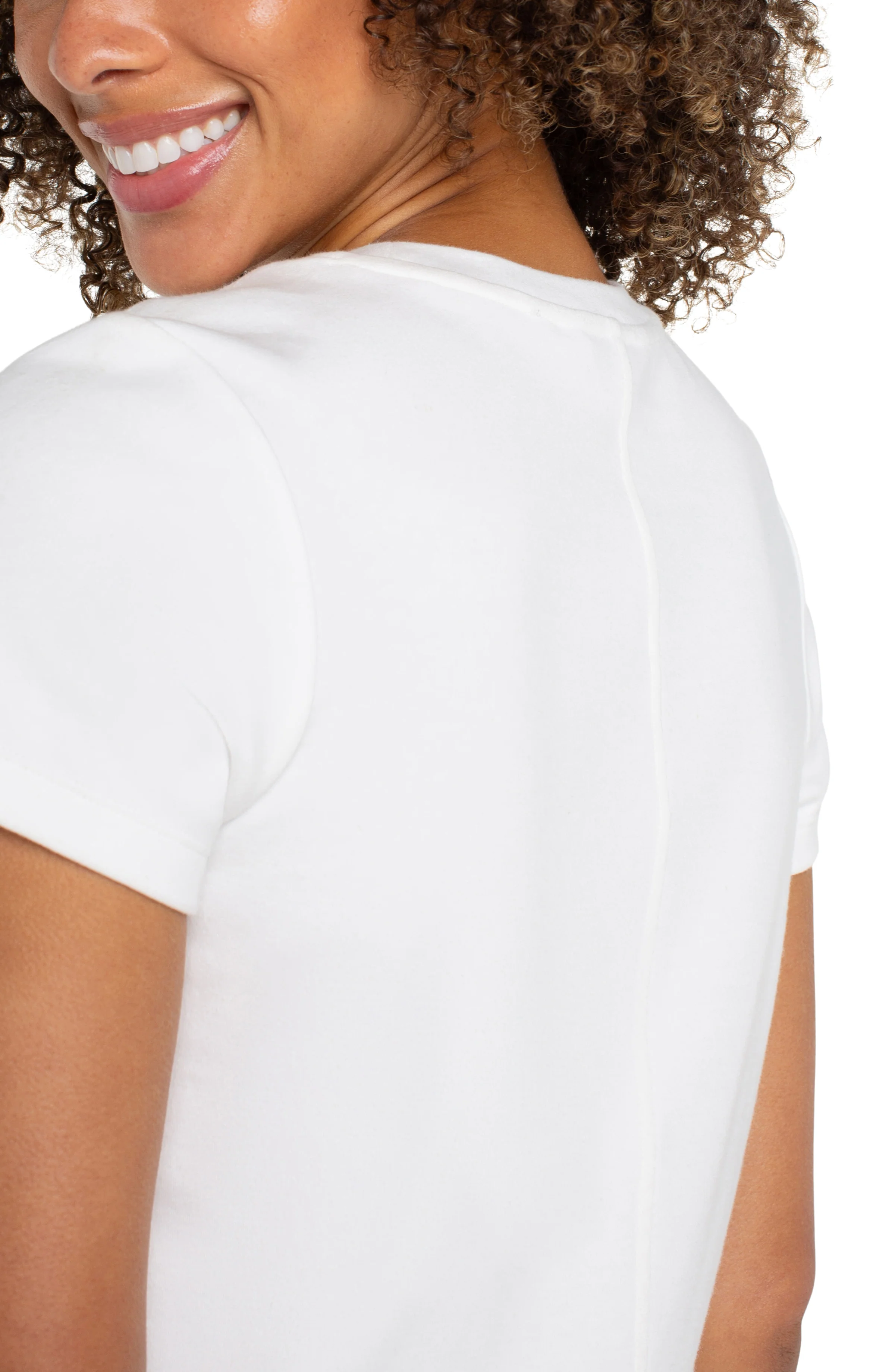 SHORT SLEEVE CREW NECK TEE - Image 3
