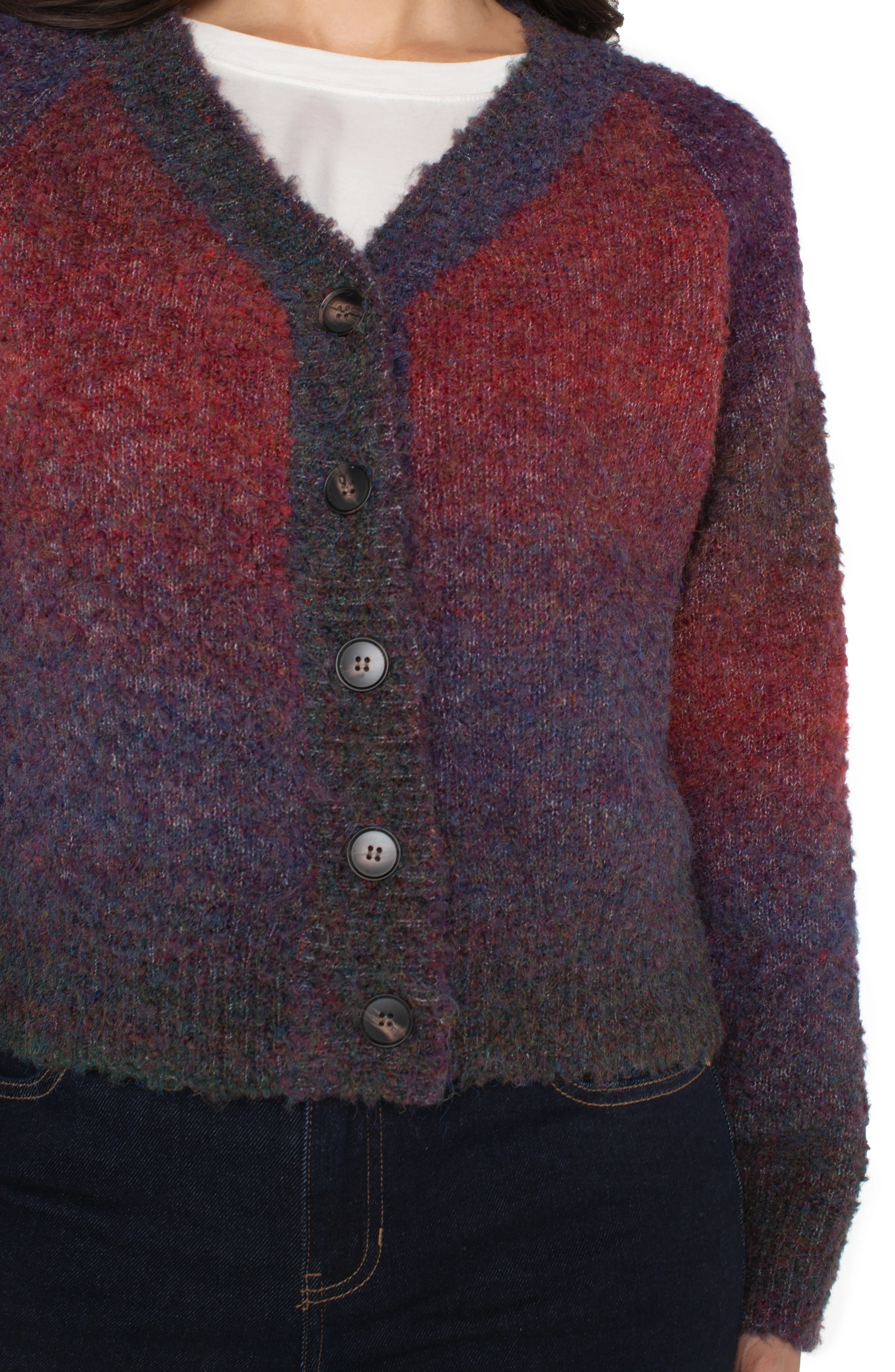 LONG SLEEVE CARDIGAN SWEATER - Image 3