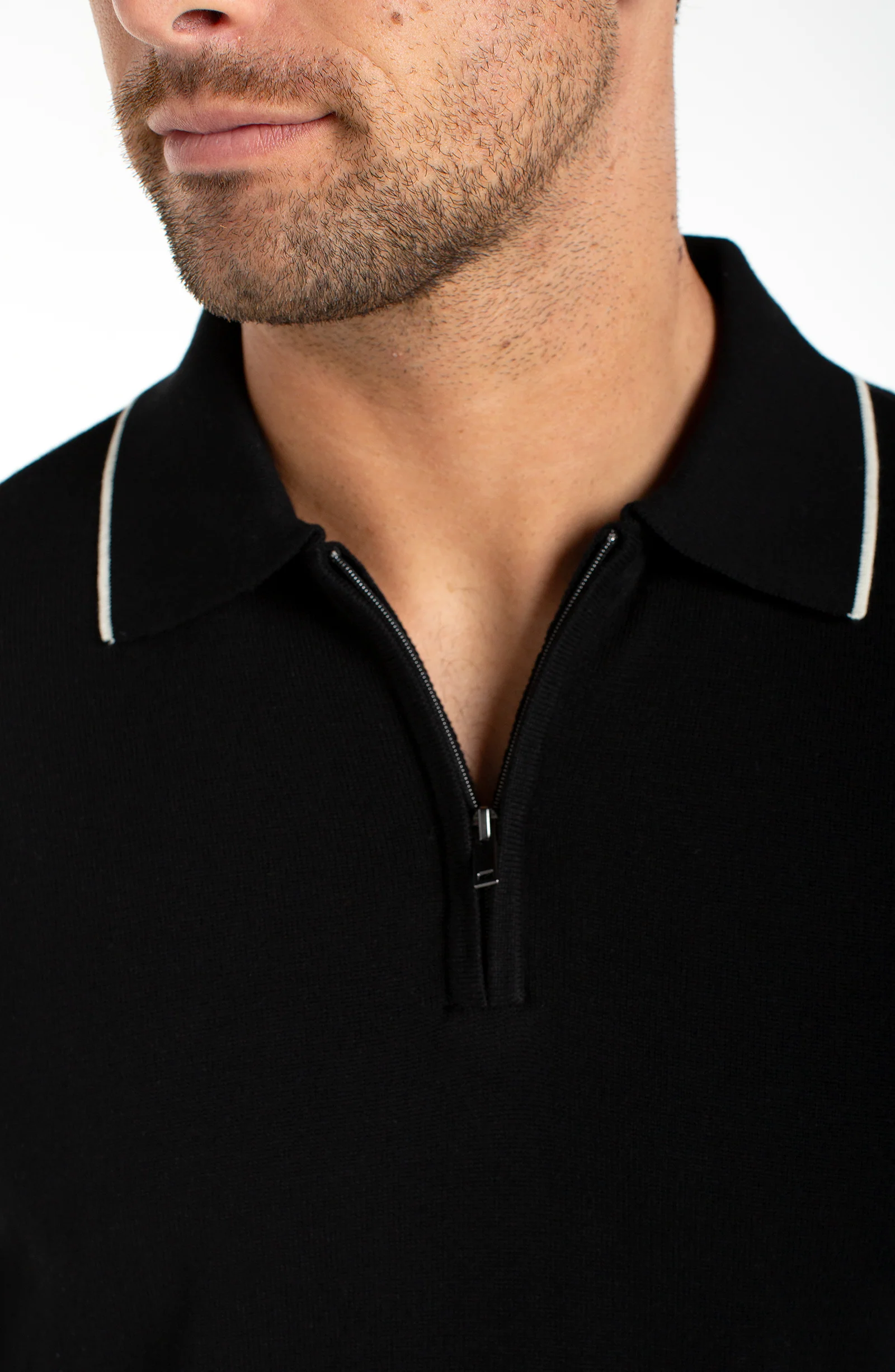 ZIP SWEATER POLO - Image 3